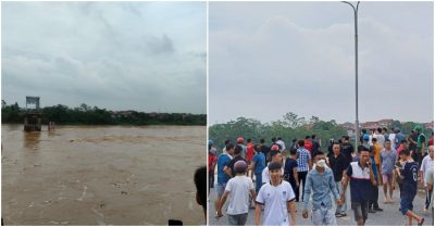 Video: Sập cầu Phong Châu, người dân thoát chết nói nhiều ô tô, xe máy rơi xuống sông