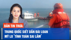 Trung Quốc gia tăng áp lực lên Đài Loan, Mỹ lo nguy cơ tính toán sai lầm