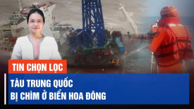 Tàu Trung Quốc bị chìm ở Biển Hoa Đông