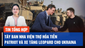 Tây Ban Nha viện trợ hỏa tiễn Patriot và xe tăng Leopard cho Ukraina