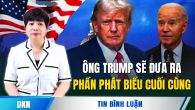 Ông Trump sẽ đưa ra phần phát biểu cuối cùng khi tranh luận với ông Biden