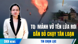 Người dân Trung Quốc bỏ chạy tán loạn khi mảnh vỡ tên lửa lao xuống đất