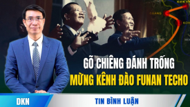 Các ngôi chùa được kêu gọi đánh chiêng gõ trống chào mừng lễ khởi công kênh đào Funan Techo.