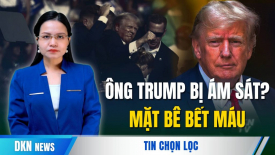 Biến cố tại Pennsylvania, ông Trump với mặt bê bết máu được mật vụ hộ tống rời khỏi hiện trường