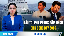 Tàu Trung Quốc và Philippines đâm nhau trên Biển Đông